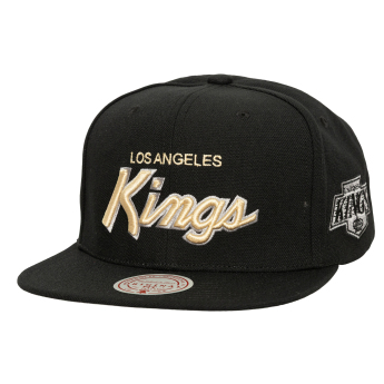 Los Angeles Kings šilterica ravnog oboda Cream Script Snapback black