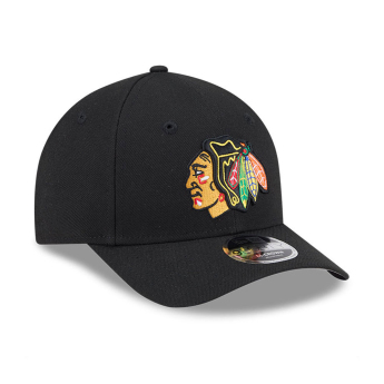 Chicago Blackhawks kapa za bejzbol New Era 940MC black