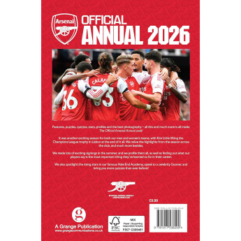 FC Arsenal knjiga godišnjak 2026