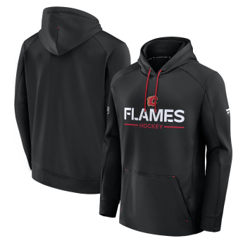 Calgary Flames muška majica s kapuljačom Authentic Pro Rink Poly Fleece POH