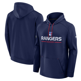 New York Rangers muška majica s kapuljačom Authentic Pro Rink Poly Fleece POH