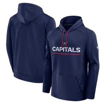 Washington Capitals muška majica s kapuljačom Authentic Pro Rink Poly Fleece POH