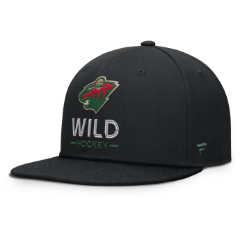 Minnesota Wild šilterica ravnog oboda Authentic Pro A/Cap Flat Brim Square Visor Structured Adjustable