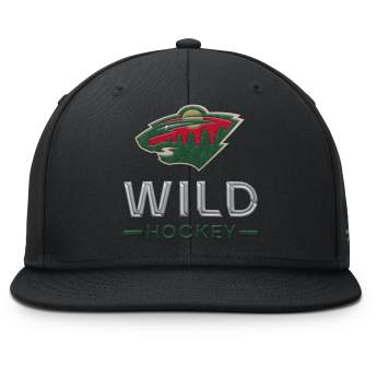 Minnesota Wild šilterica ravnog oboda Authentic Pro A/Cap Flat Brim Square Visor Structured Adjustable