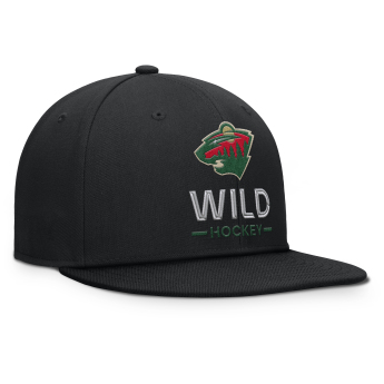 Minnesota Wild šilterica ravnog oboda Authentic Pro A/Cap Flat Brim Square Visor Structured Adjustable