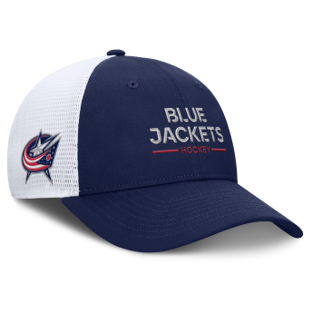 Columbus Blue Jackets kapa za bejzbol Authentic Pro A/Cap Structured Adj. Meshback