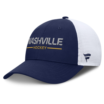 Nashville Predators kapa za bejzbol Authentic Pro A/Cap Structured Adj. Meshback