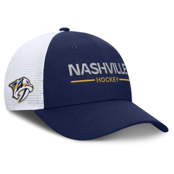 Nashville Predators kapa za bejzbol Authentic Pro A/Cap Structured Adj. Meshback