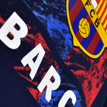 FC Barcelona dječja majica s kapuljačom Marble