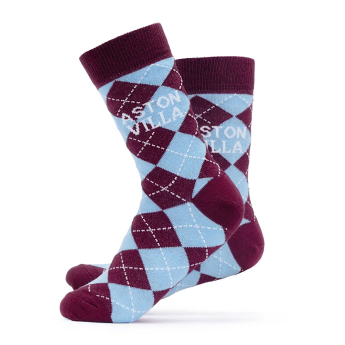 Aston Villa čarape Twin Pack Dress 7-11 UK (40-46) EU