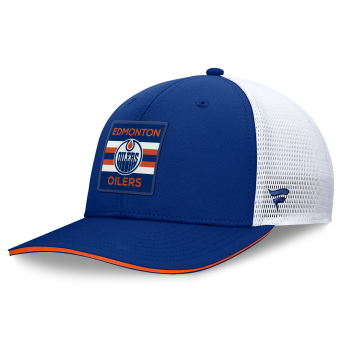 Edmonton Oilers kapa za bejzbol Authentic Pro A/Cap Structured Mid-Crown Adj