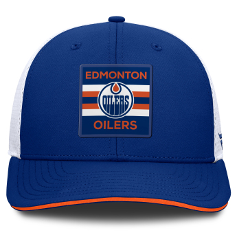 Edmonton Oilers kapa za bejzbol Authentic Pro A/Cap Structured Mid-Crown Adj