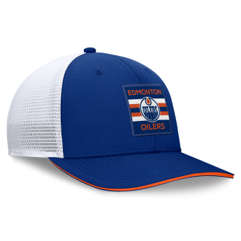 Edmonton Oilers kapa za bejzbol Authentic Pro A/Cap Structured Mid-Crown Adj