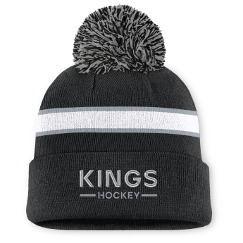 Los Angeles Kings ženska zimska kapa Authentic Pro W/Cap Cuffed Pom Beanie