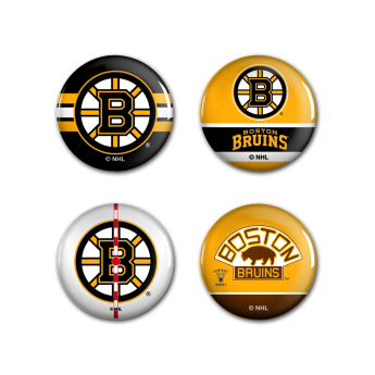 Boston Bruins značka Button 4 Pack