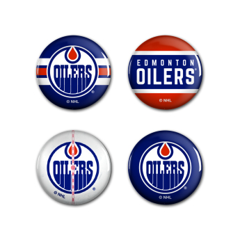 Edmonton Oilers značka Button 4 Pack