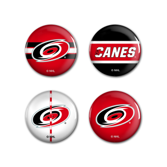 Carolina Hurricanes značka Button 4 Pack