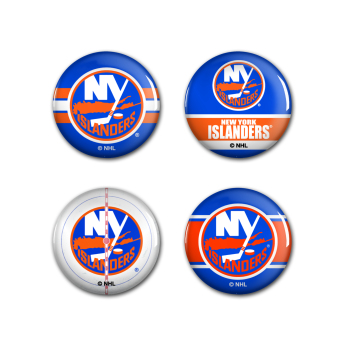New York Islanders značka Button 4 Pack
