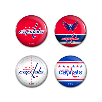 Washington Capitals značka Button 4 Pack
