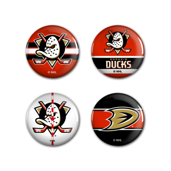 Anaheim Ducks značka Button 4 Pack