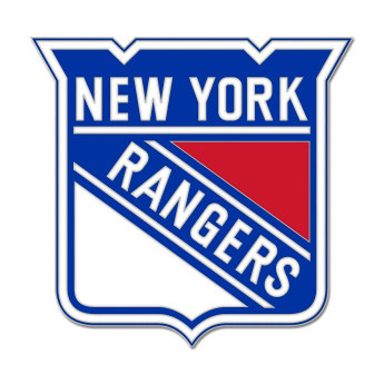 New York Rangers značka Enamel Pin Jewelry Card