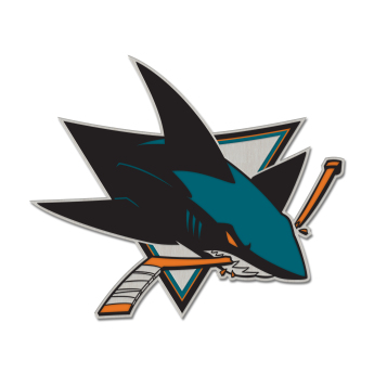 San Jose Sharks značka Enamel Pin Jewelry Card