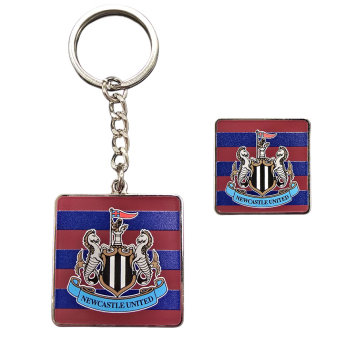 Newcastle United privjesak za ključeve i bedž 95-96 Away