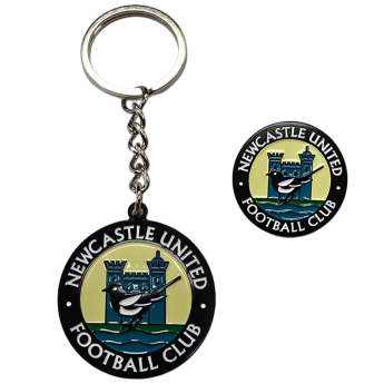 Newcastle United privjesak za ključeve i bedž Retro 76-83 Crest
