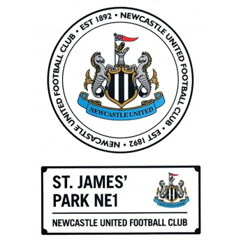 Newcastle United naljepnice A4 Car Decal