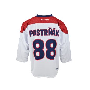 Hokejaške reprezentacije hokejaški dres Czech republic David Pastrňák 2025/2026 CCM Fandres replica white