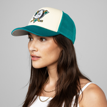 Anaheim Ducks kapa za bejzbol Vintage Block Trucker