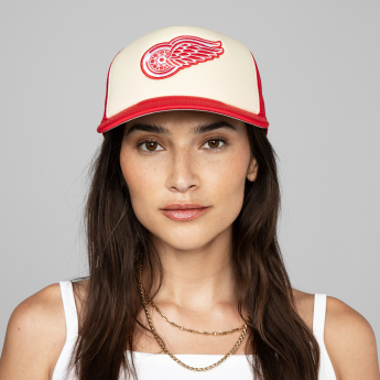 Detroit Red Wings kapa za bejzbol Vintage Block Trucker