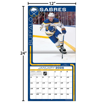 Buffalo Sabres kalendar 2026 Wall