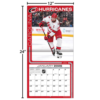 Carolina Hurricanes kalendar 2026 Wall