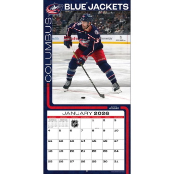 Columbus Blue Jackets kalendar 2026 Wall