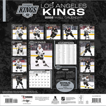 Los Angeles Kings kalendar 2026 Wall