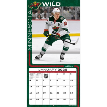Minnesota Wild kalendar 2026 Wall