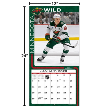 Minnesota Wild kalendar 2026 Wall