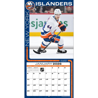 New York Islanders kalendar 2026 Wall