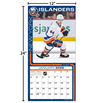 New York Islanders kalendar 2026 Wall