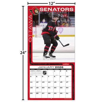Ottawa Senators kalendar 2026 Wall