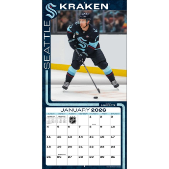 Seattle Kraken kalendar 2026 Wall