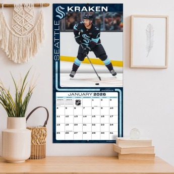 Seattle Kraken kalendar 2026 Wall
