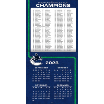 Vancouver Canucks kalendar 2026 Wall