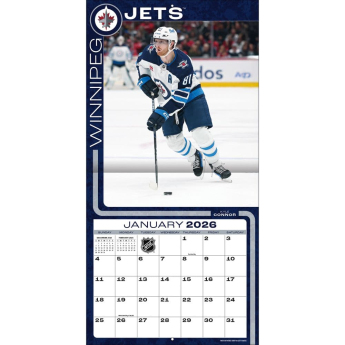 Winnipeg Jets kalendar 2026 Wall