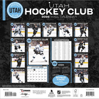 Utah Hockey Club kalendar 2026 Wall