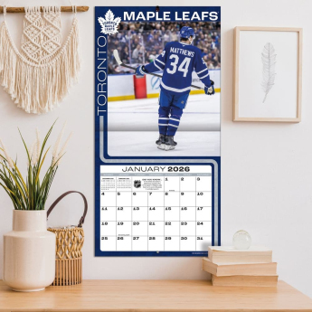 Toronto Maple Leafs kalendar 2026 Wall Auston Matthews #34