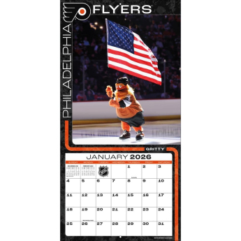 NHL proizvodi kalendar Mascots 2026 Wall