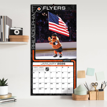 NHL proizvodi kalendar Mascots 2026 Wall
