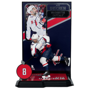 Washington Capitals figurica Alex Ovechkin #8 SportsPicks White Jersey